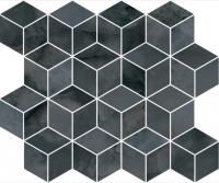 Декор KERAMA MARAZZI Джардини серый темный мозаичный 450х375 Т017/14024