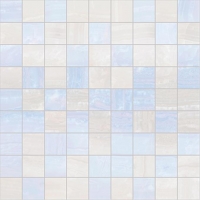 Мозаика Laparet Diadema голубой+белый 300х300  