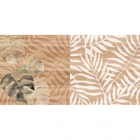 Плитка настенная Laparet Organic коричневый узор 400х200 08-01-15-2454