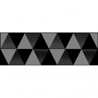 Декор  Laparet Sigma perla черный 600х200