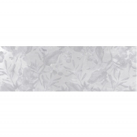 Плитка настенная Meissen Keramik Bosco Verticale серый цветы 750х250 14431