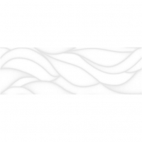Плитка настенная Laparet Sigma белый рельеф 600х200  17-10-00-463
