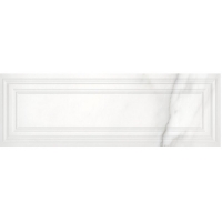 Плитка настенная Meissen Keramik Gatsby белый рельеф 750х250 12122