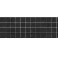 Декор Laparet Alabama мозаичный черный 600х200 MM60062