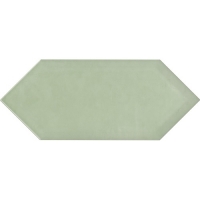Плитка настенная KERAMA MARAZZI Фурнаш зеленый светлый глянцевый грань 340х140 35026